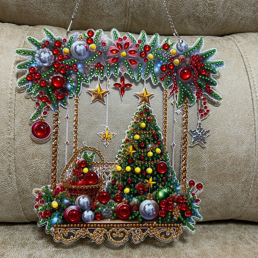Festive Holiday  with Red and Green Accents. Christmas in the South